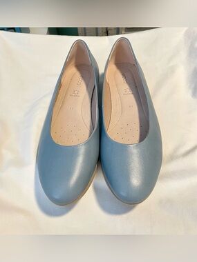 ECCO  Touch Ballerina Flats -Slate Blue -Slip~On Shoes -Comfort -Womens Size 9.5